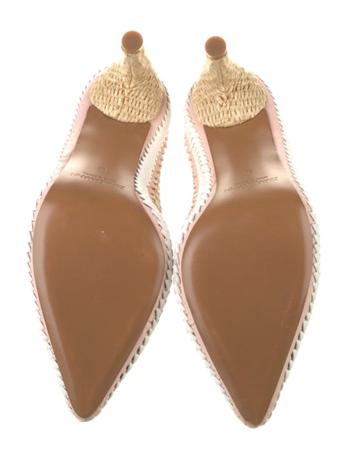 Zimmermann Straw Colorblock Pattern Pumps