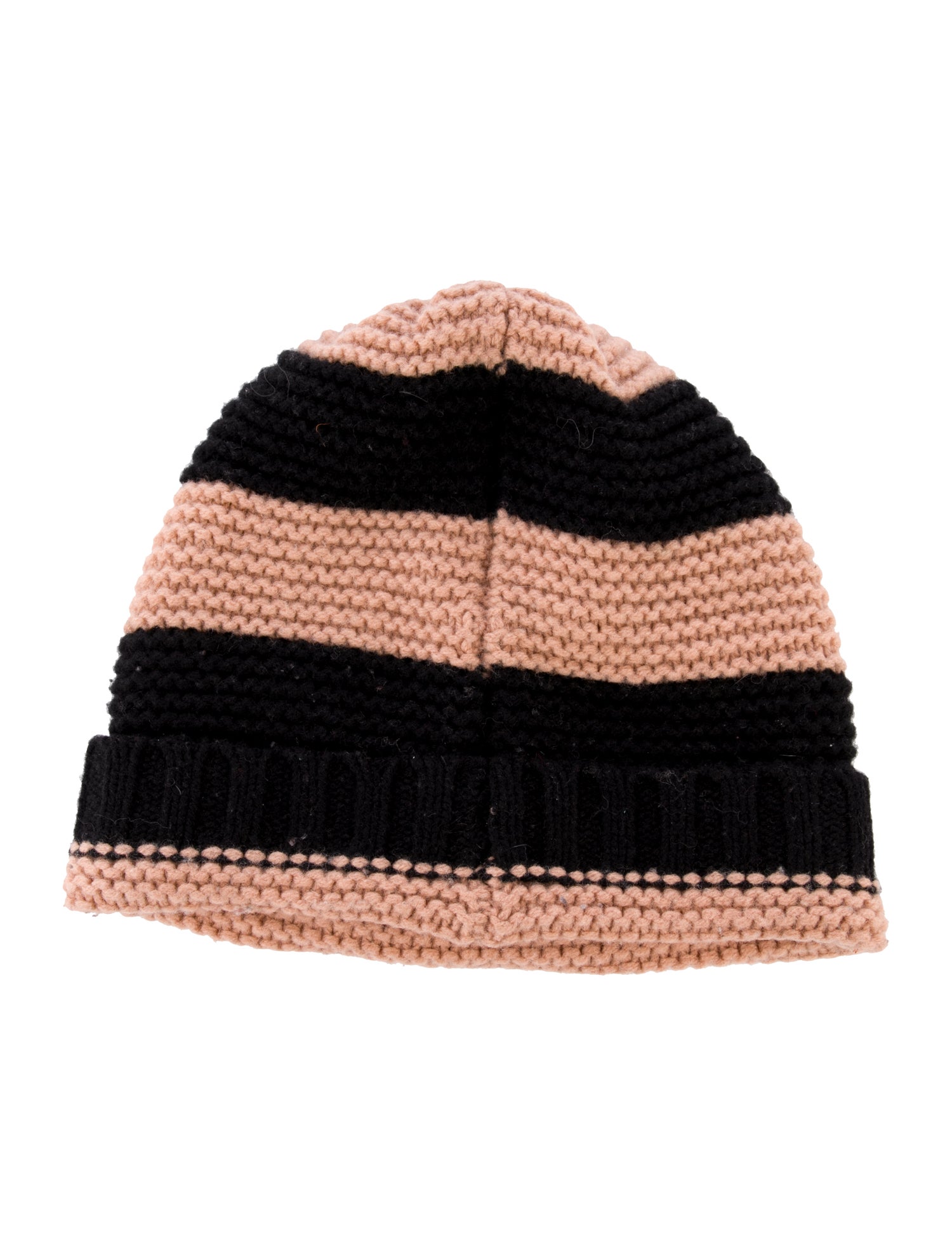 Zimmermann black pattern print knitted beanie