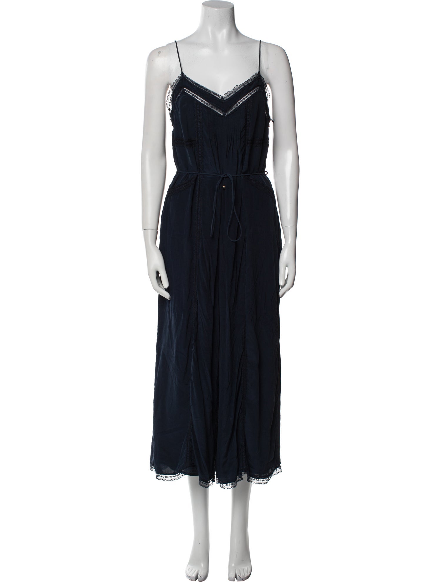 Zimmermann Silk V-Neck Jumpsuit