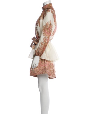 Zimmermann Linen Paisley Print Short Set