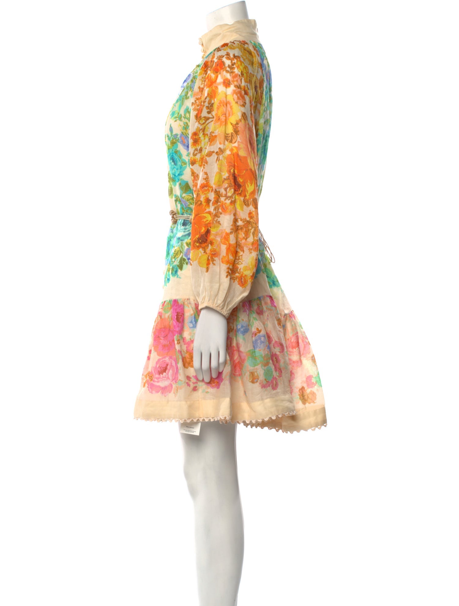 Zimmermann Floral Print Mini Dress w/ Tags