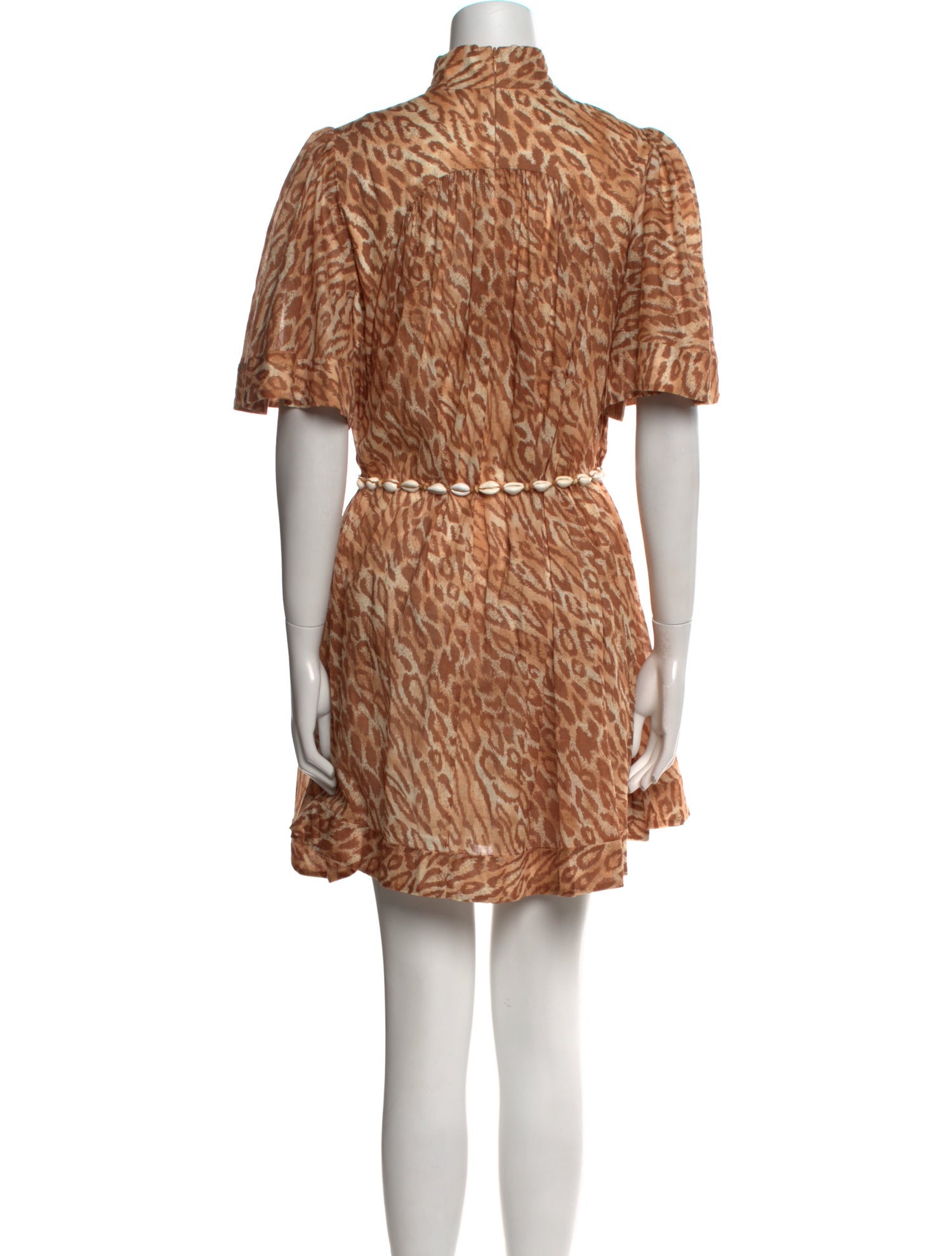 Zimmermann Animal Print Mini Dress
