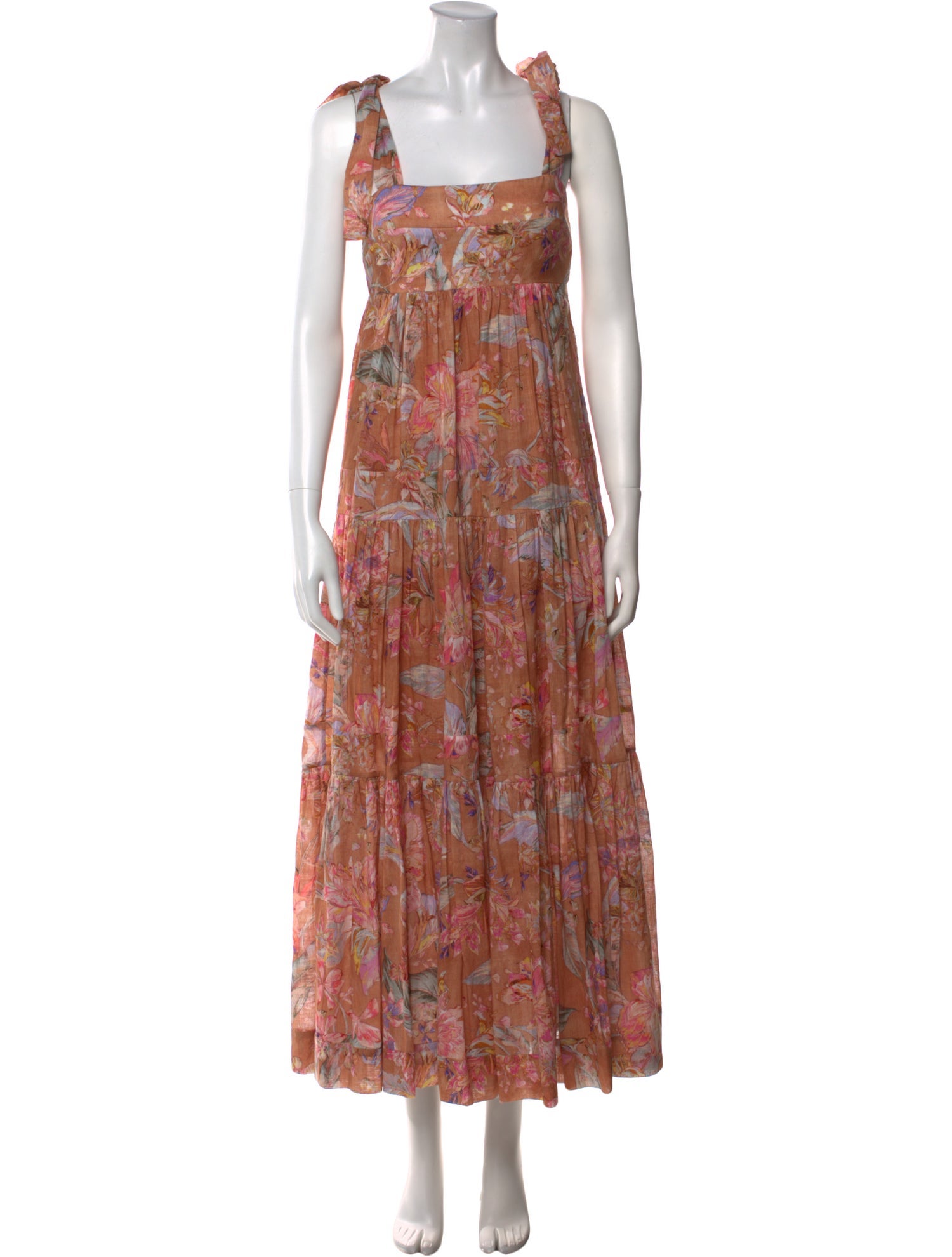 Zimmermann Floral Print Long Dress w/ Tags