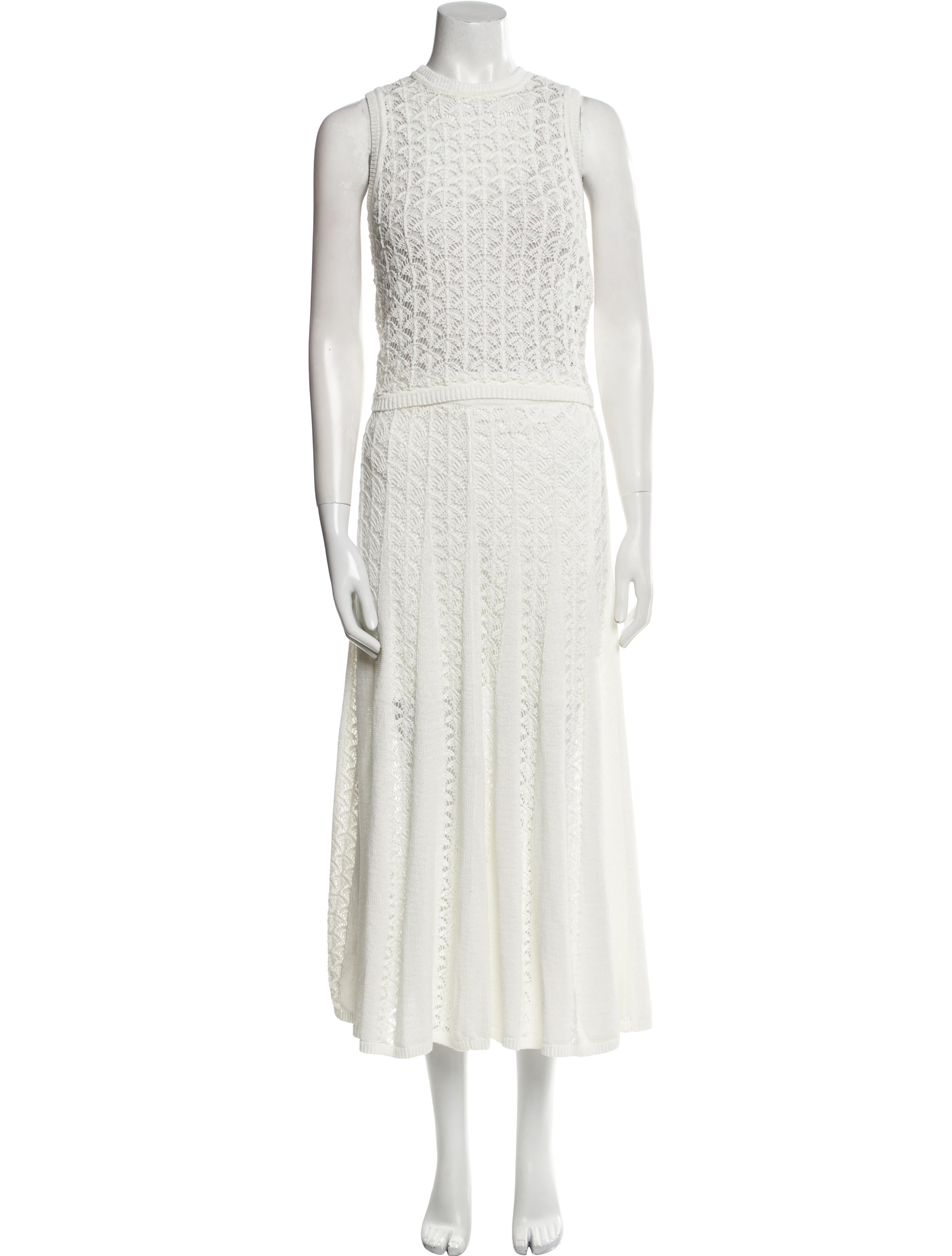 Zimmermann Lace Pattern Skirt Set