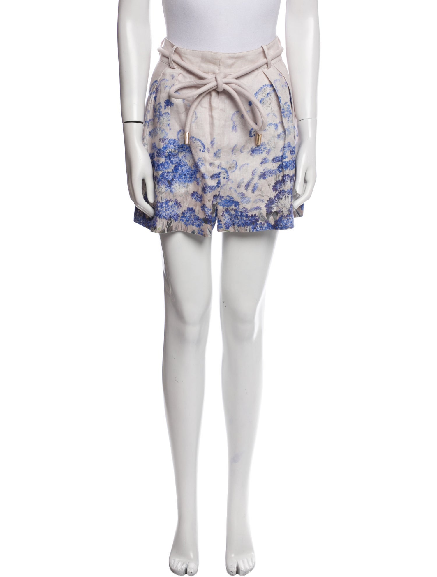 Zimmermann Linen Mini Shorts