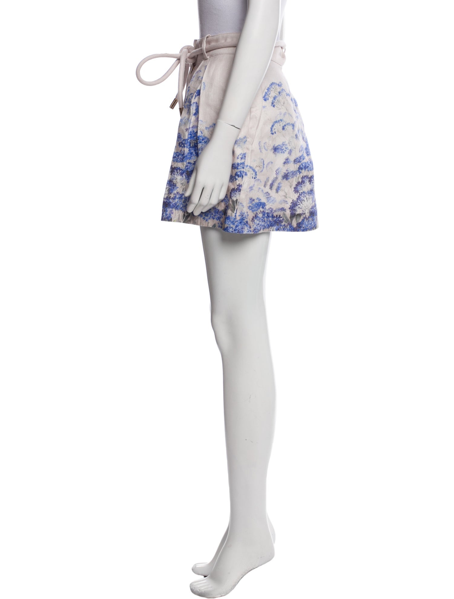 Zimmermann Linen Mini Shorts