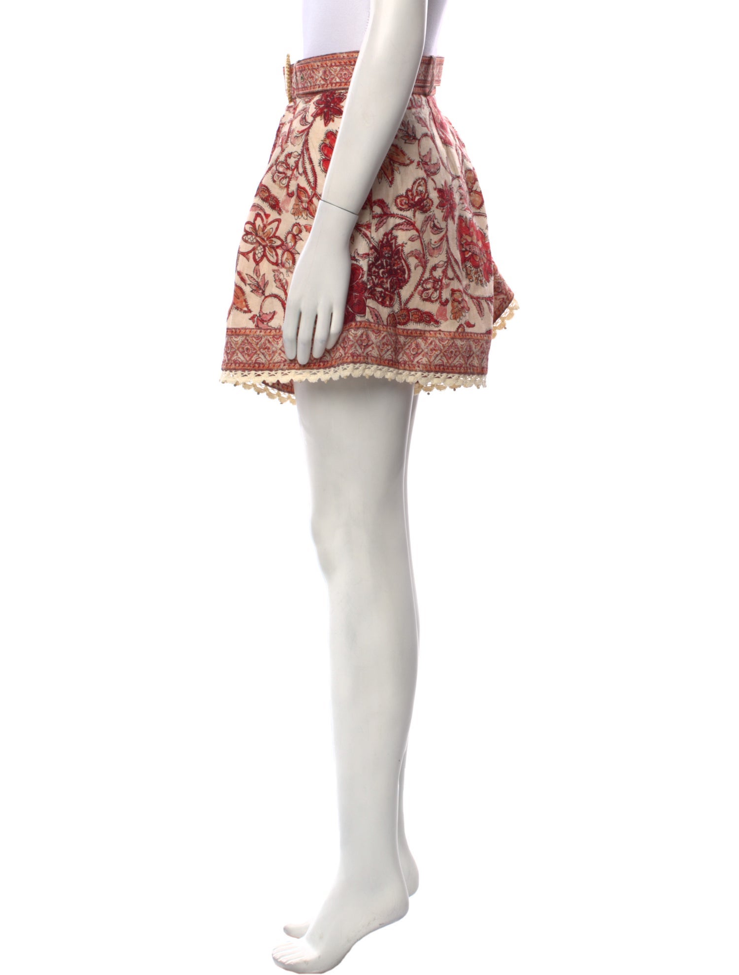 Zimmermann Linen Mini Shorts w/ Tags