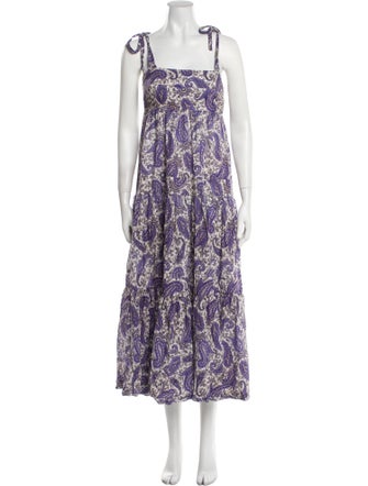 Zimmermann Paisley Print Midi Length Dress