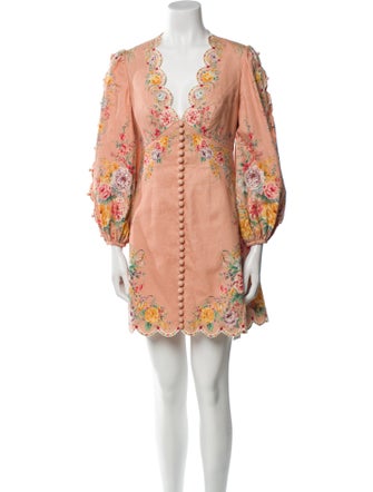 Zimmermann Linen Mini Dress