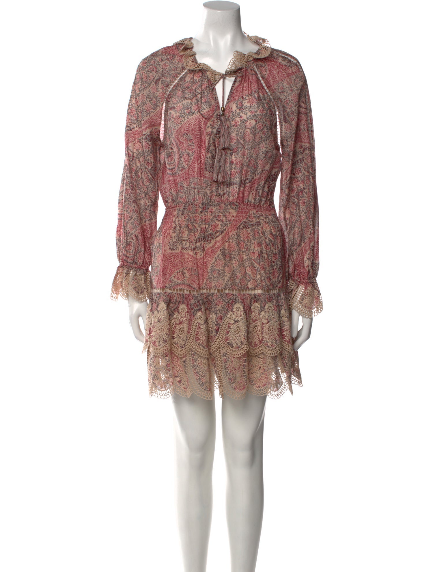 Zimmermann Paisley Print Mini Dress