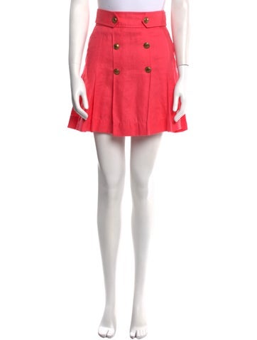 Zimmermann Skirts Linen Mini Skirt Petite