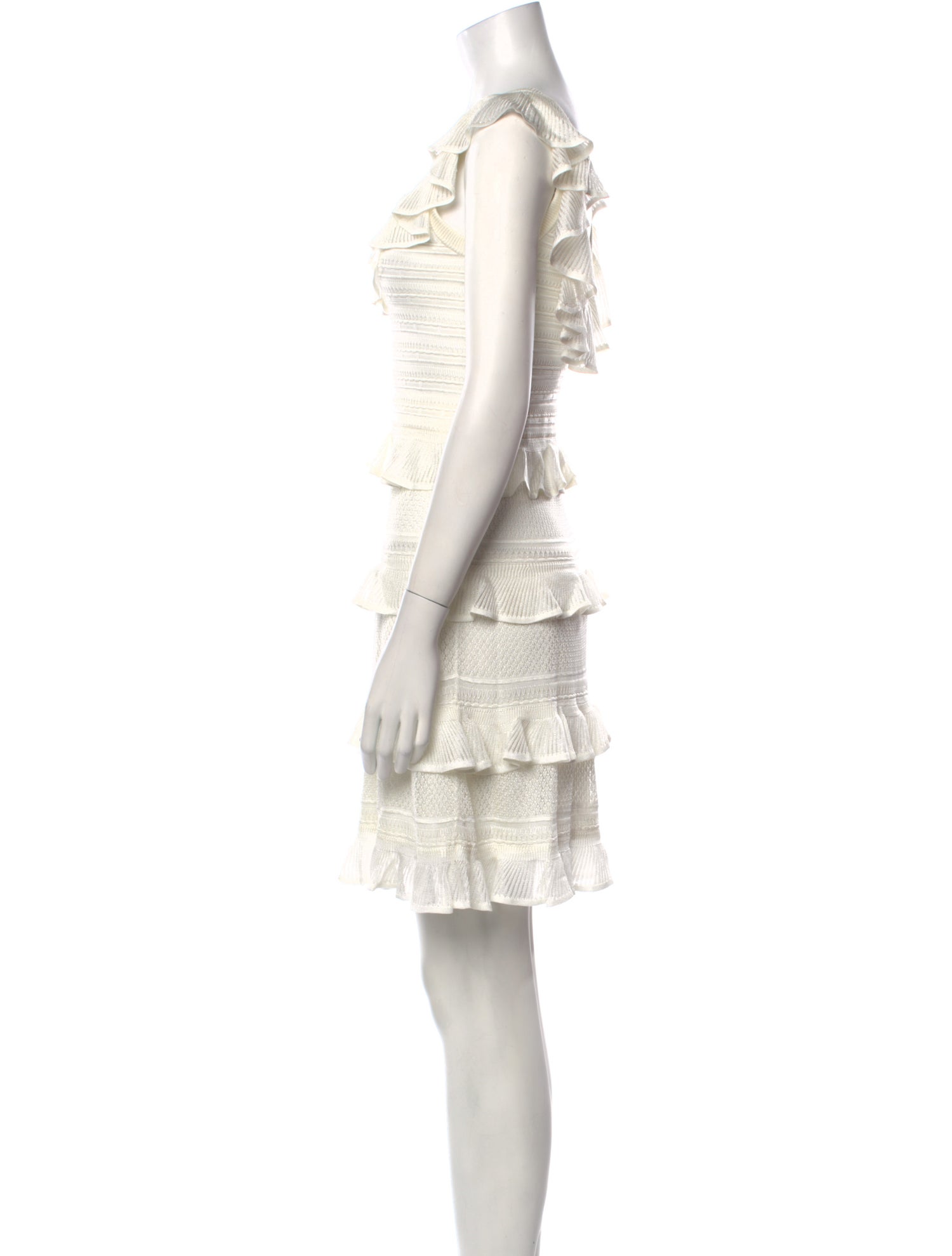 Zimmermann Scoop Neck Mini Dress