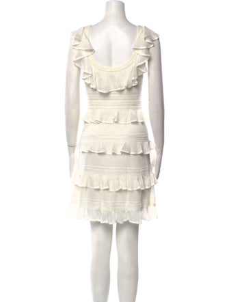 Zimmermann Scoop Neck Mini Dress