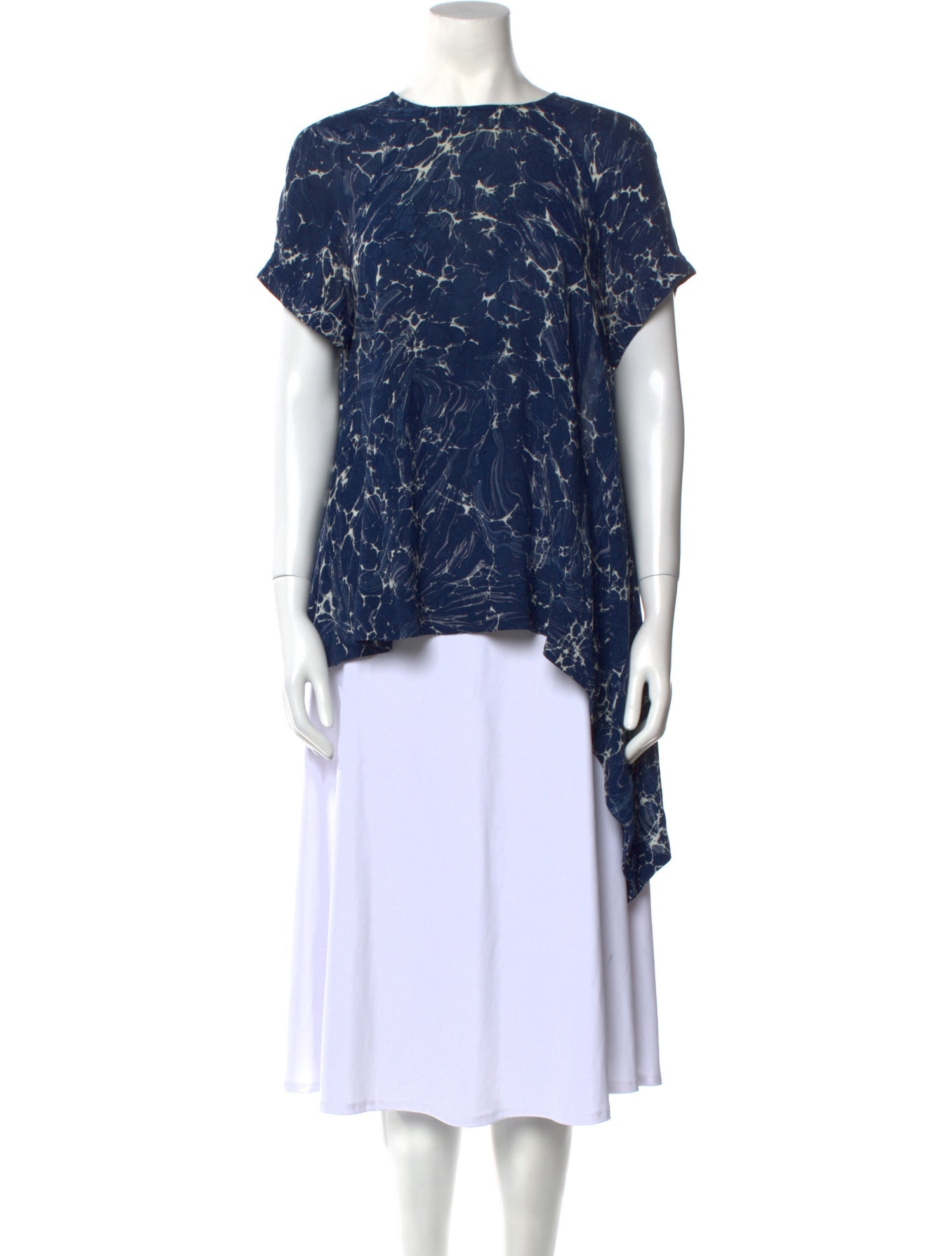 Zimmermann Printed Bateau Neckline Tunic