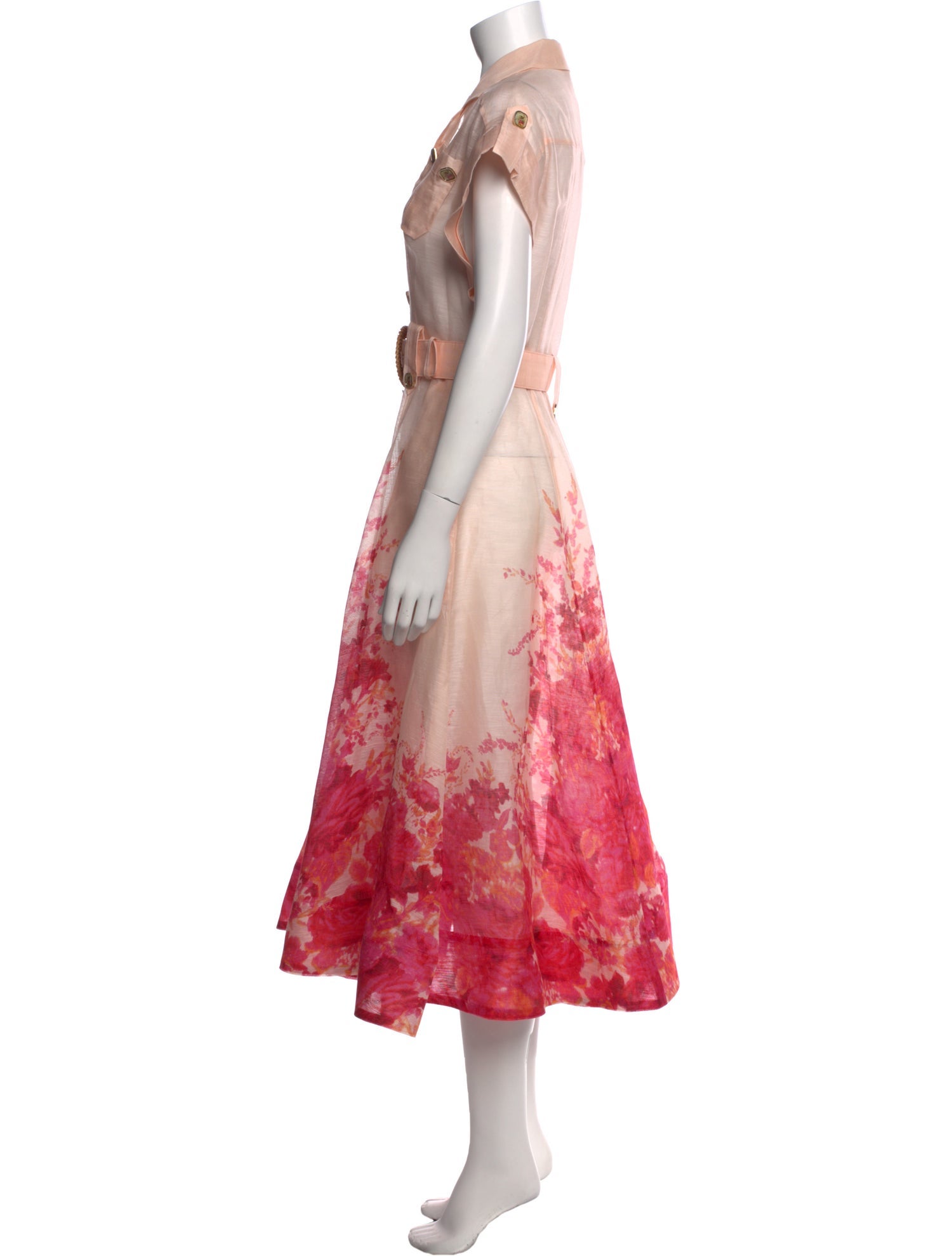 Zimmermann Linen Midi Length Dress