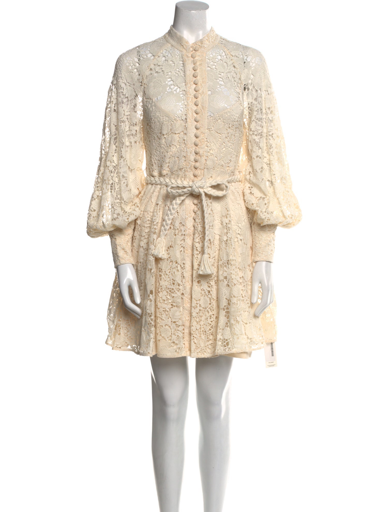 Zimmermann Lace Pattern Mini Dress