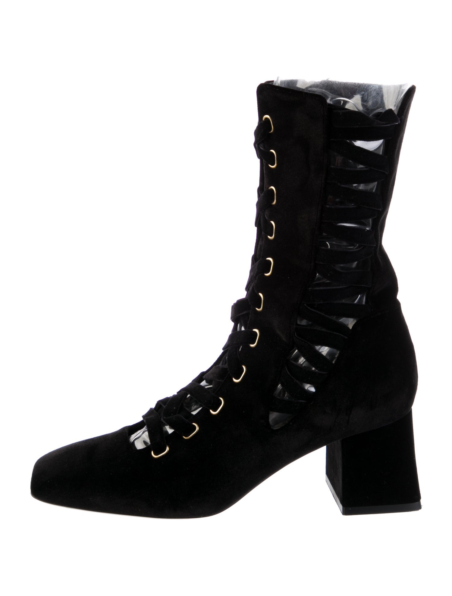 Zimmermann Velvet Combat Boots