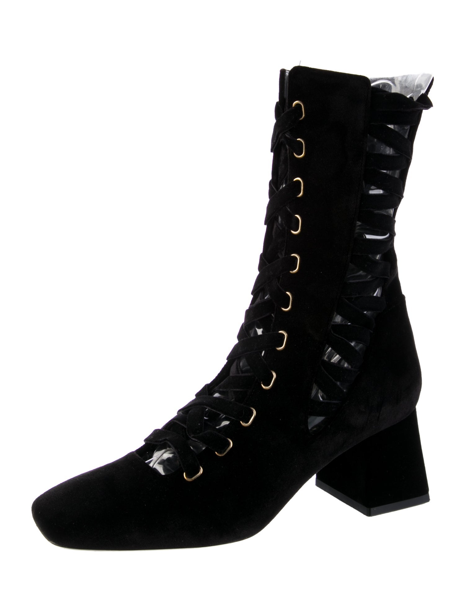 Zimmermann Velvet Combat Boots