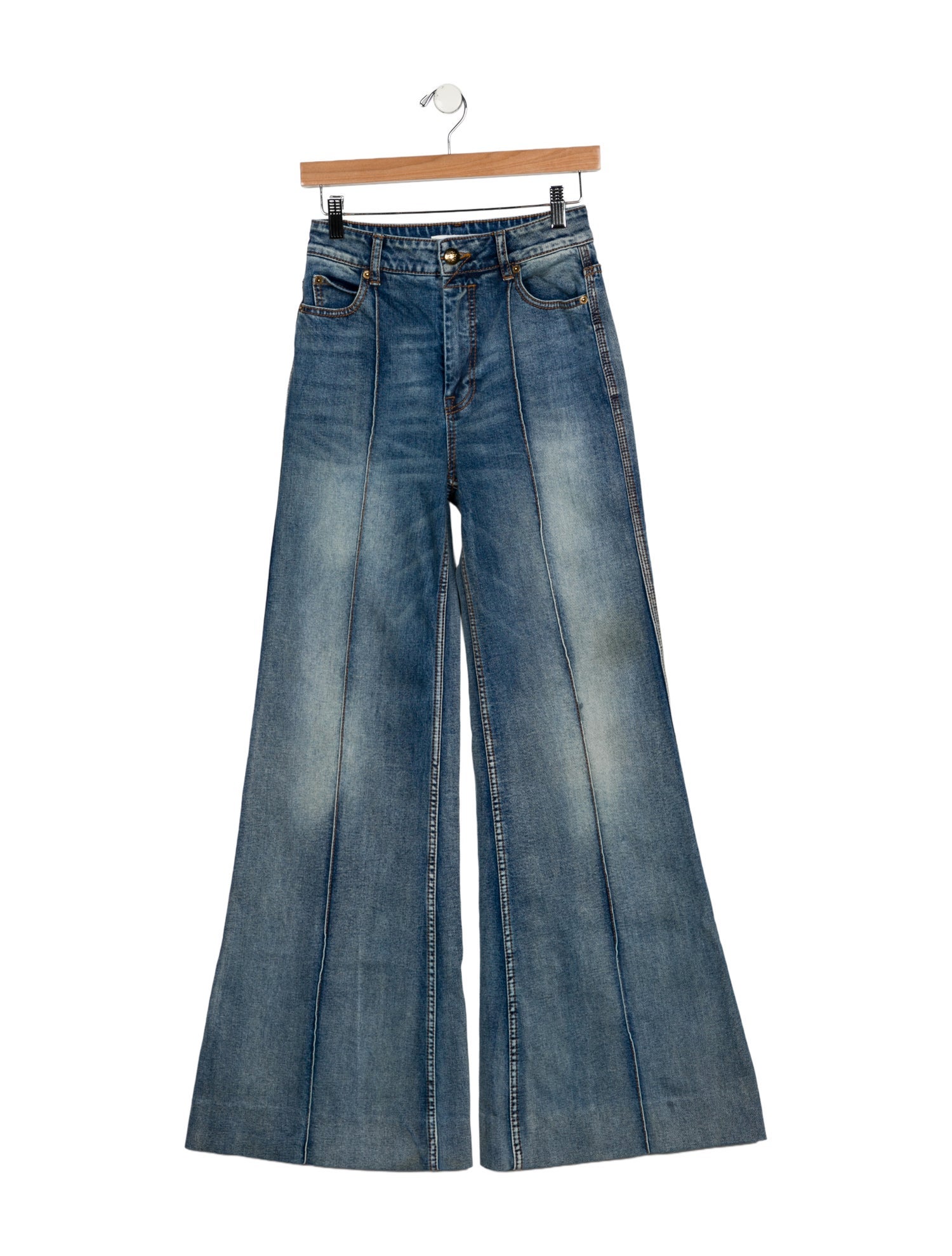 Zimmermann Low-Rise Wide Leg Jeans
