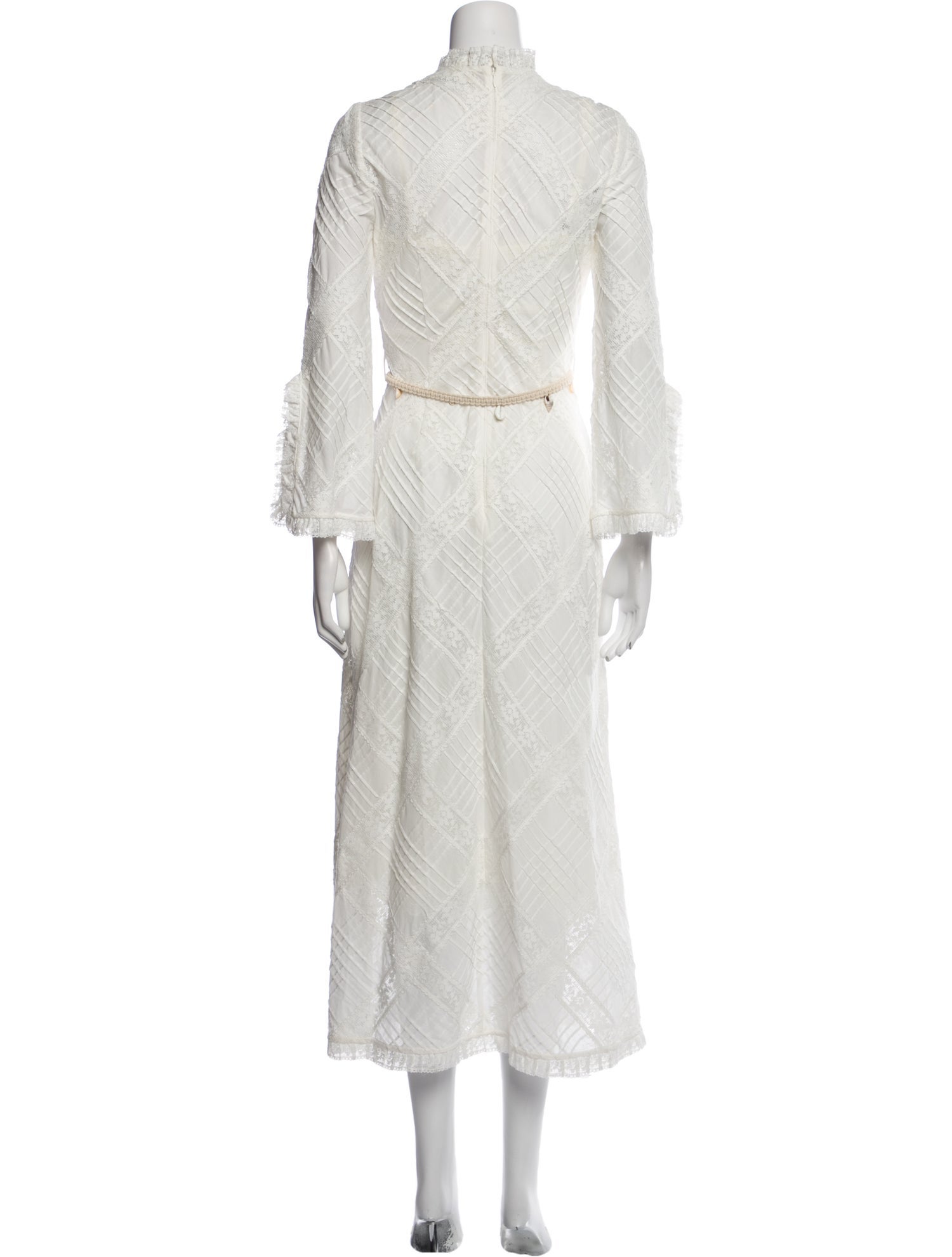 Zimmermann Mock Neck Long Dress