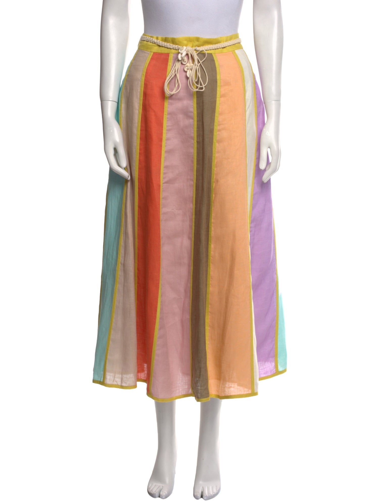 Zimmermann Linen Midi Length Skirt