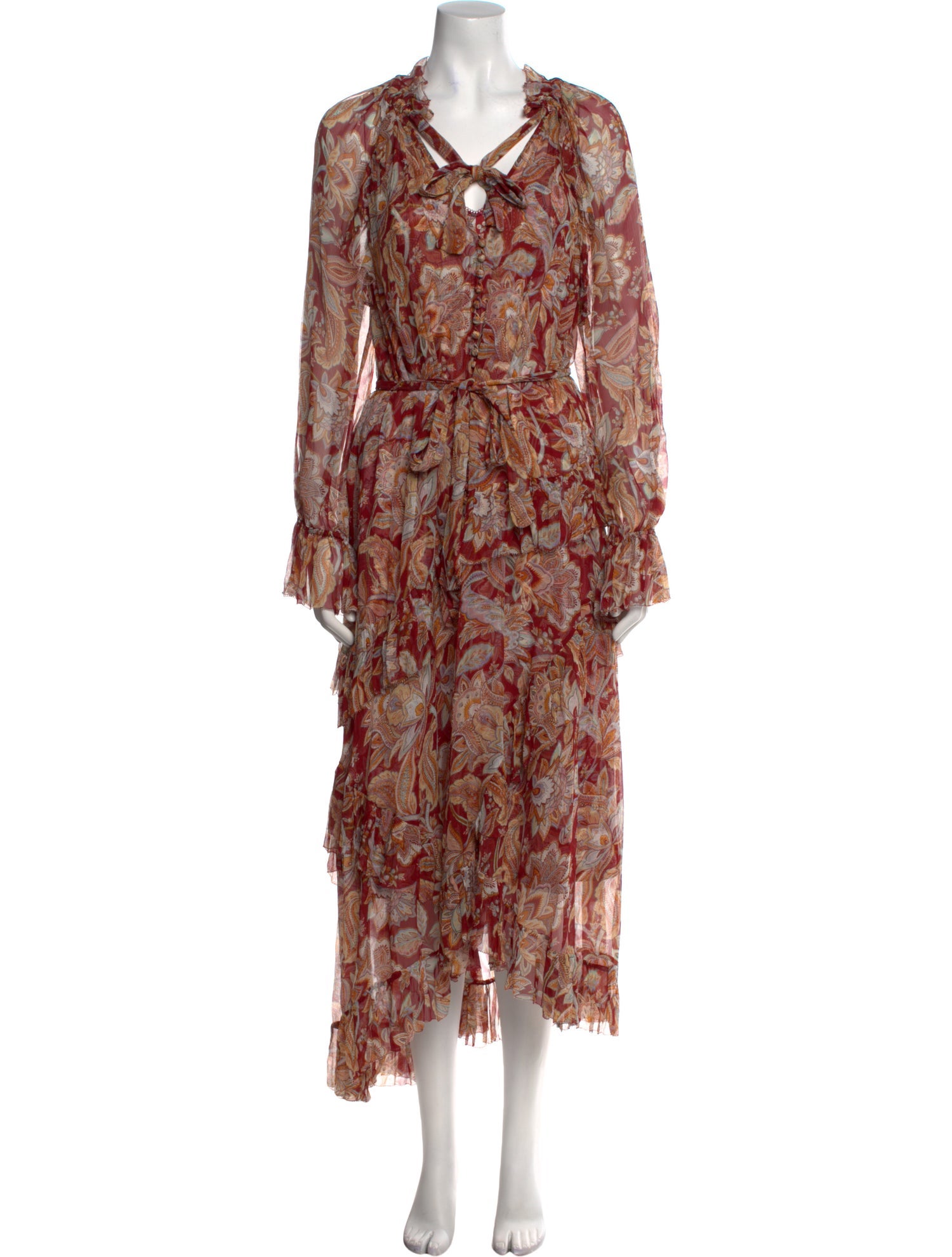 Zimmermann Floral Print Long Dress