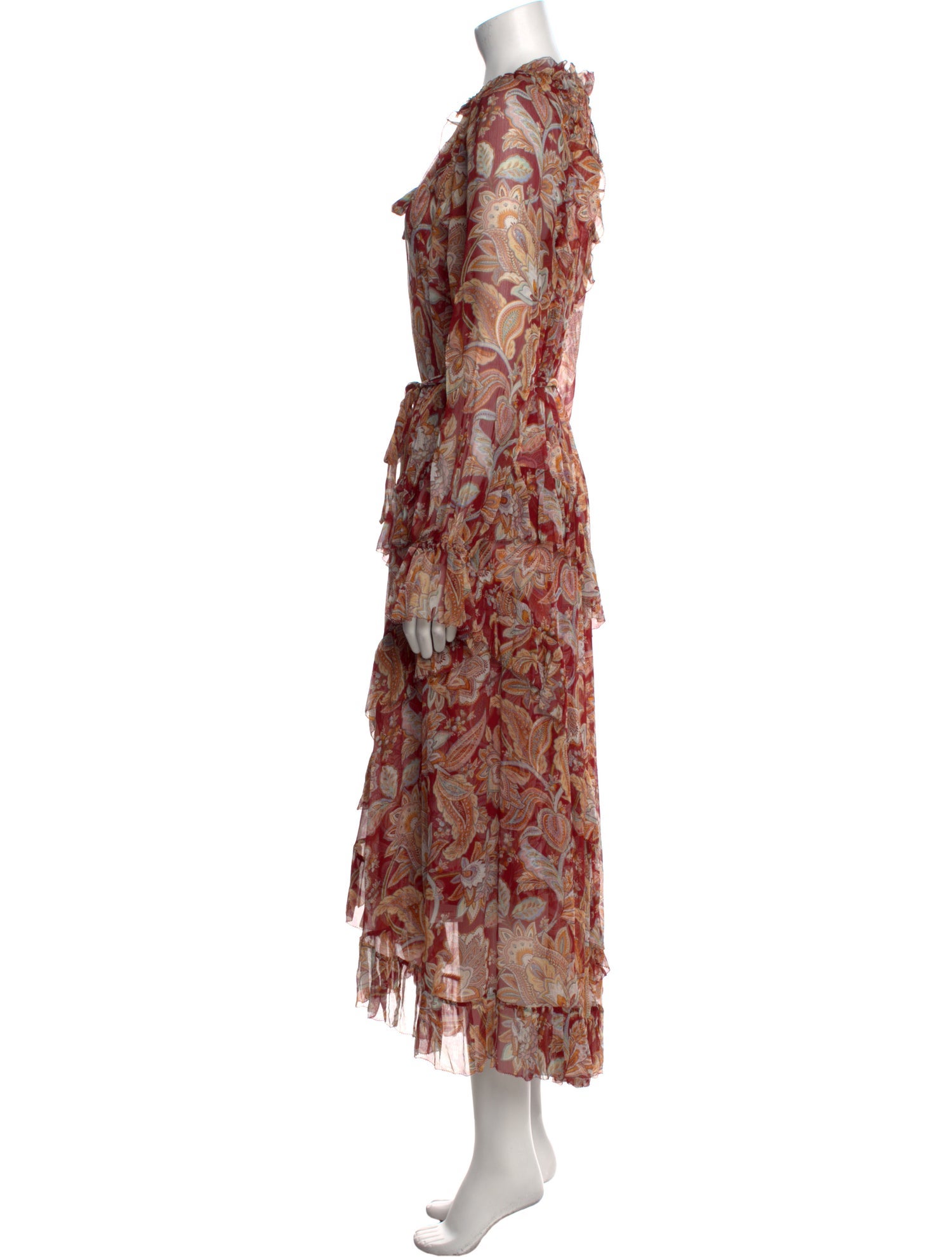 Zimmermann Floral Print Long Dress