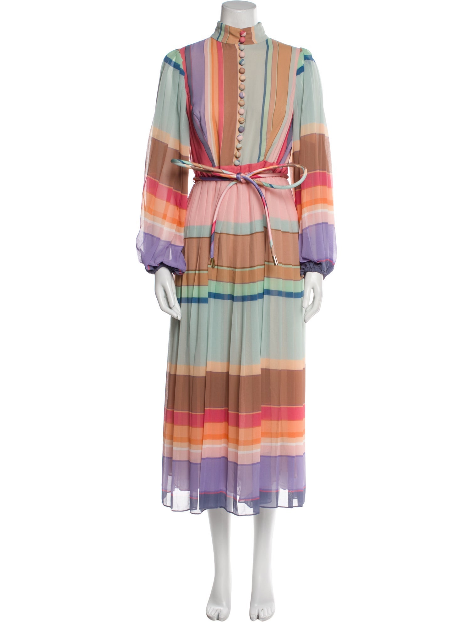 Zimmermann Striped Long Dress