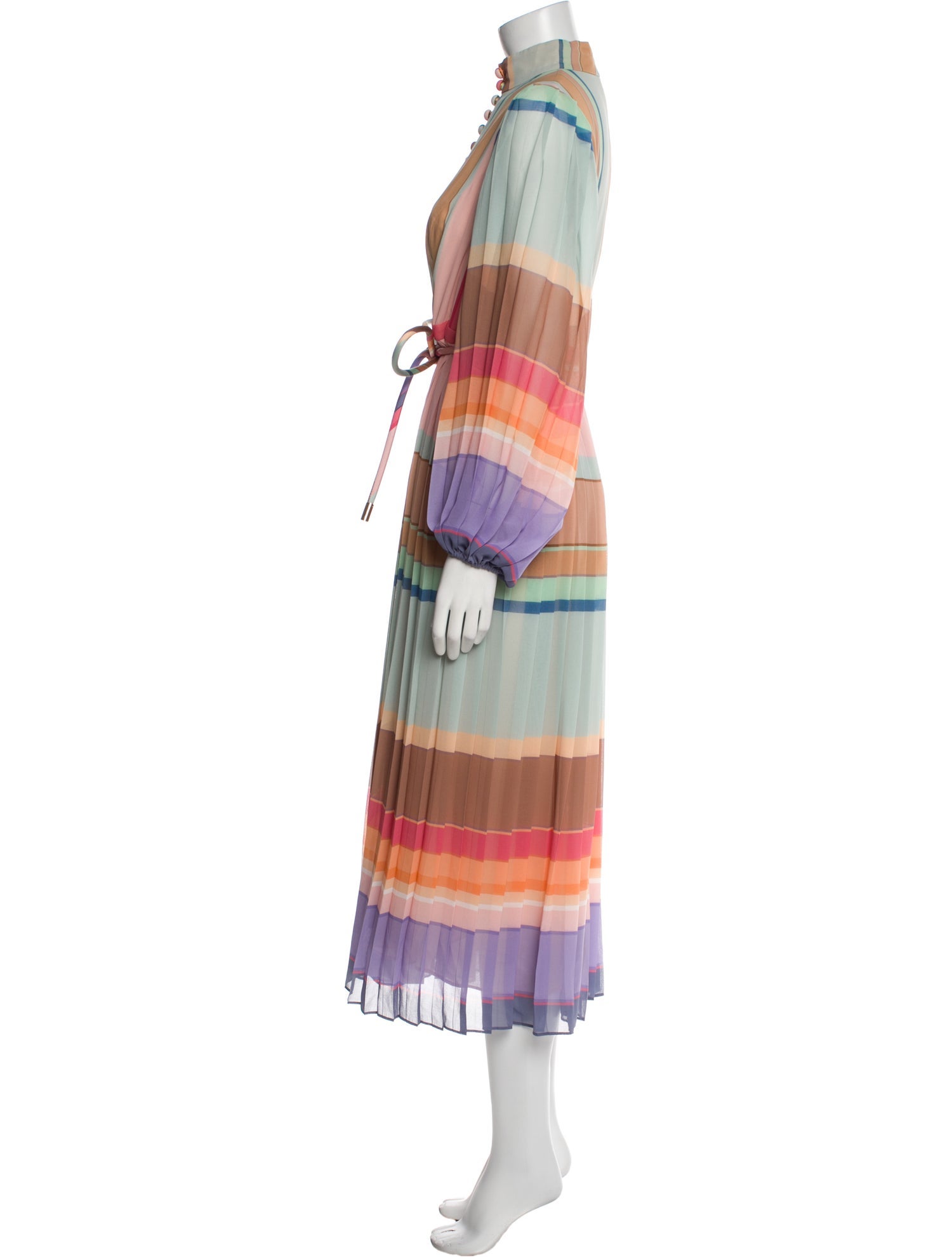 Zimmermann Striped Long Dress