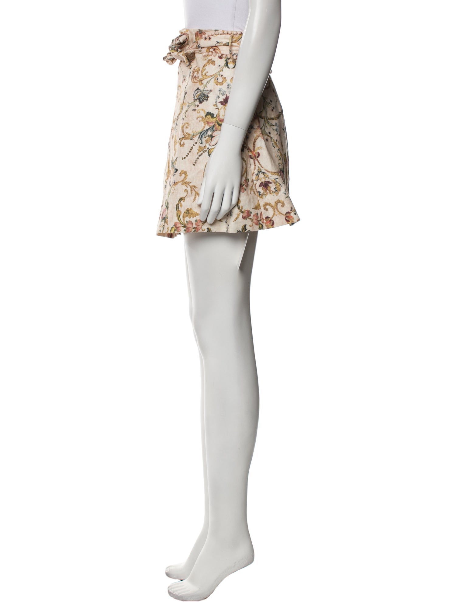 Zimmermann Printed Mini Skirt