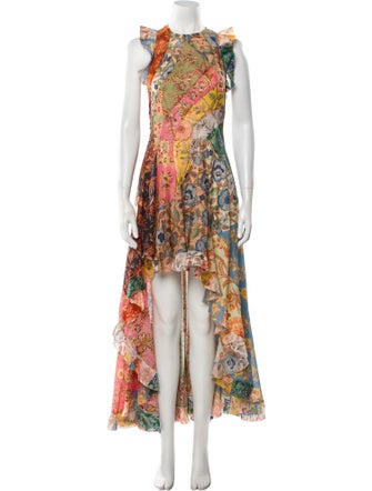 Zimmermann Floral Print Long Dress