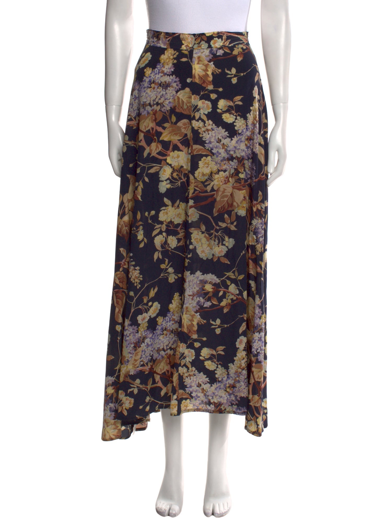 Zimmermann Floral Print Midi Length Skirt