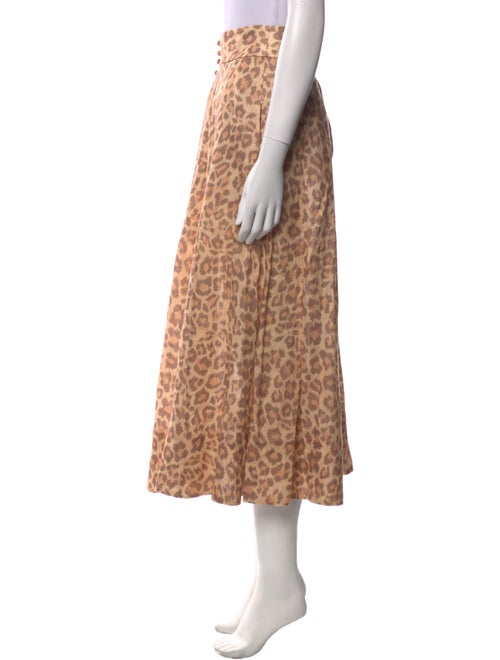 Zimmermann Linen Midi Length Skirt
