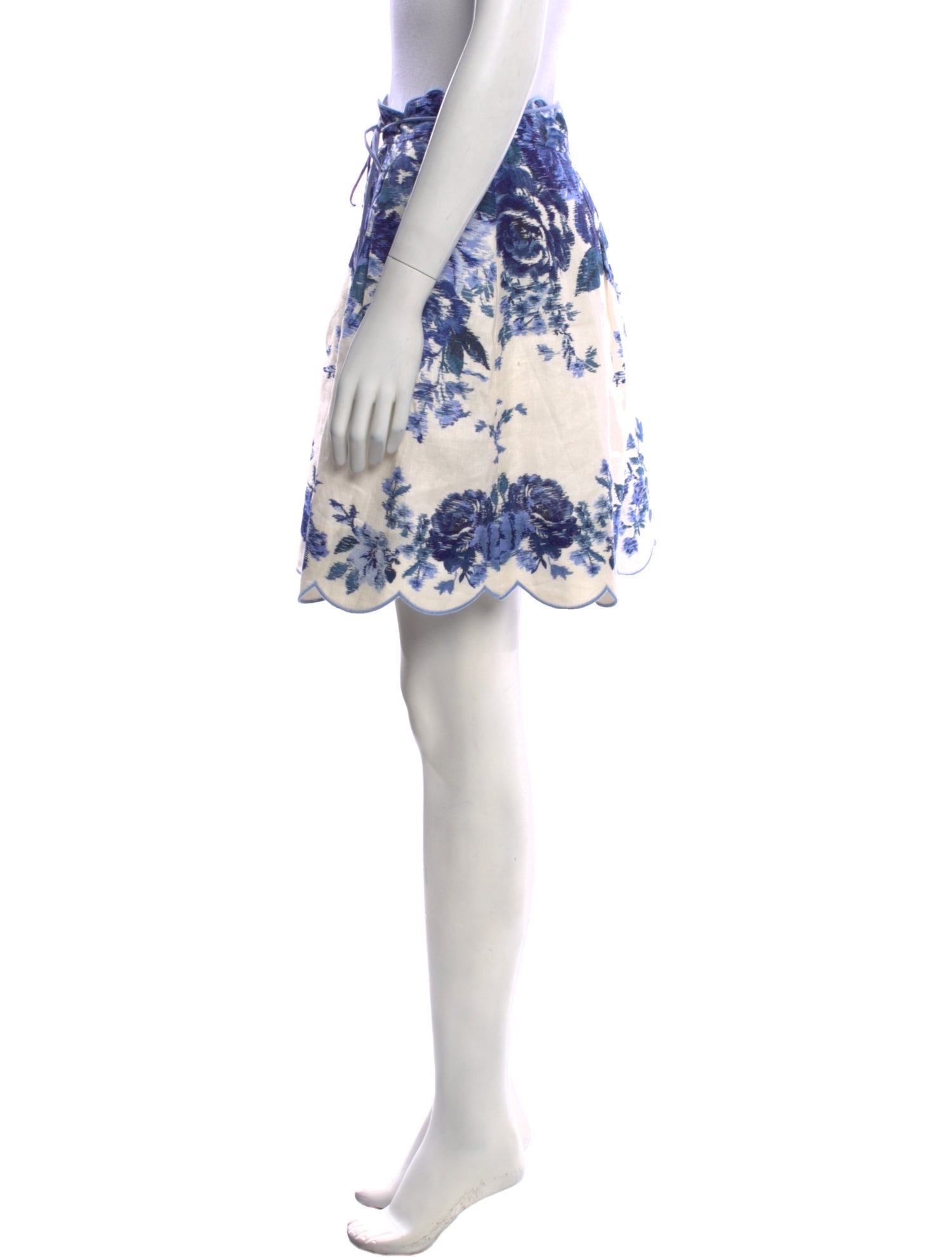 Zimmermann Linen Knee-Length Skirt