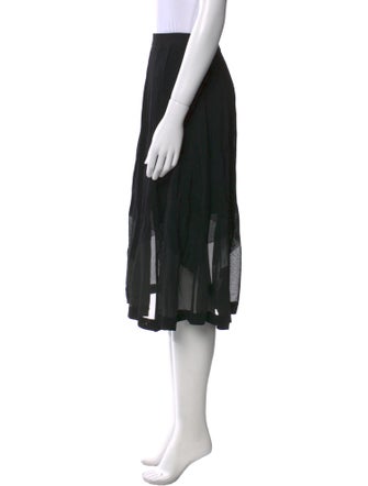 Zimmermann Mesh Accents Knee-Length Skirt