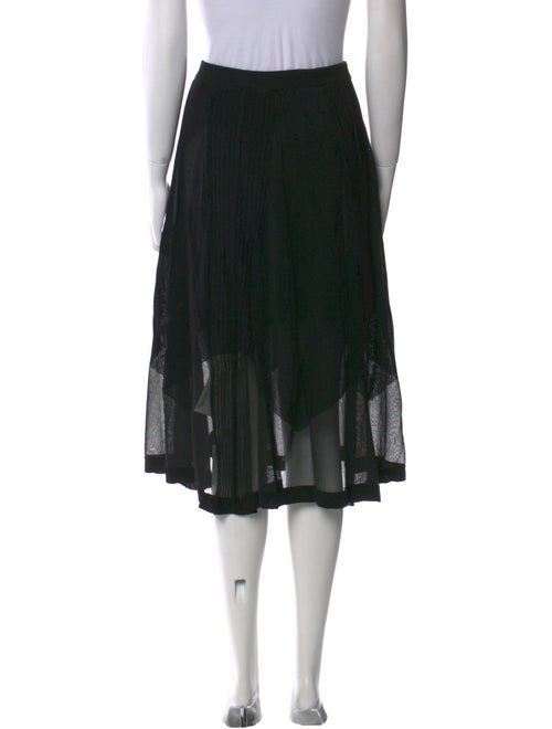 Zimmermann Mesh Accents Knee-Length Skirt