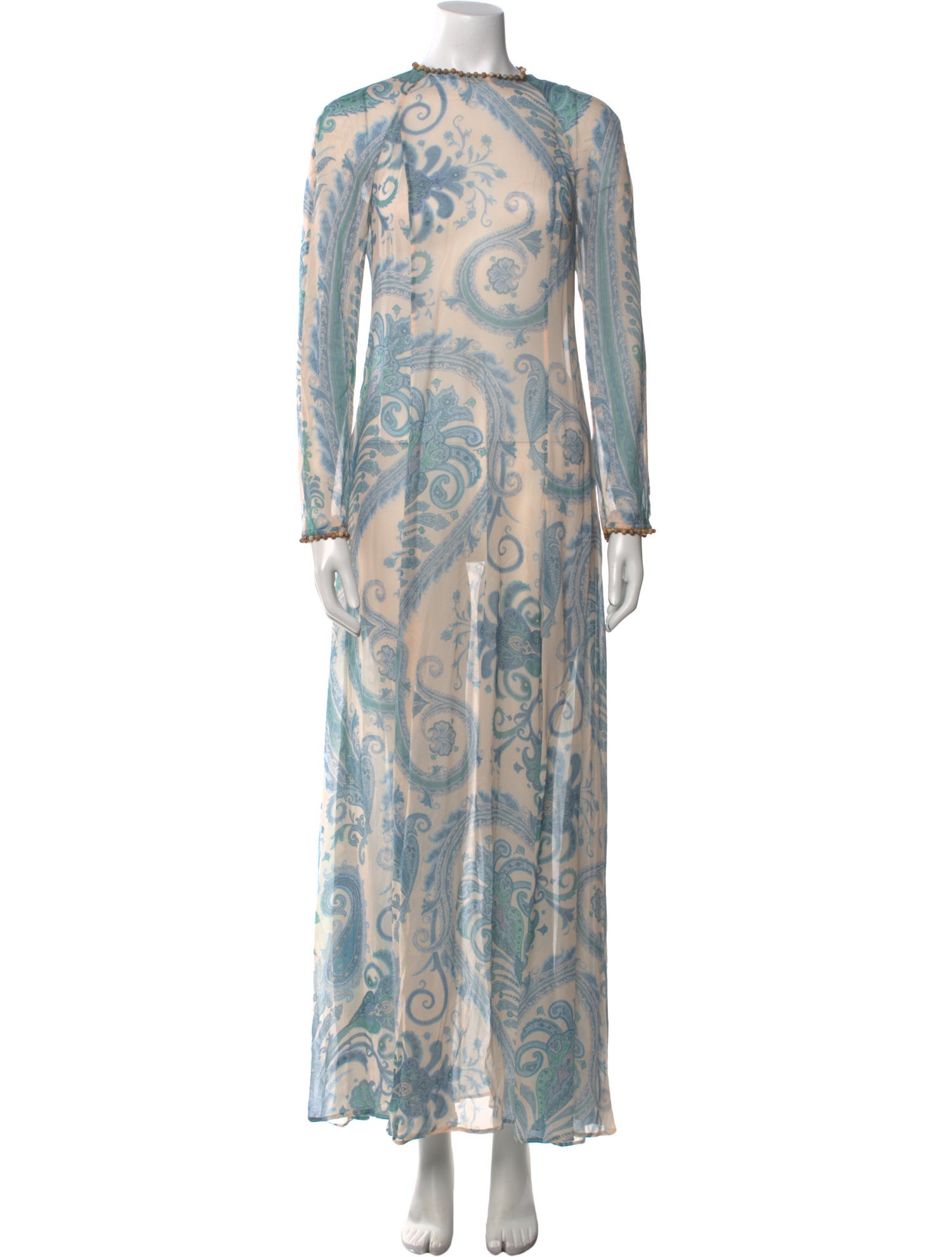 Zimmermann Paisley Print Long Dress