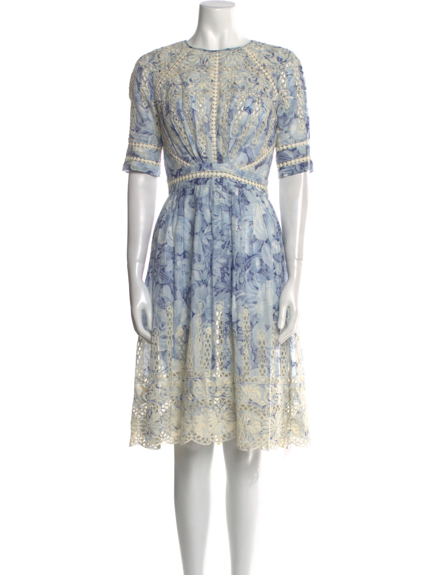 Zimmermann Printed Knee-Length Dress