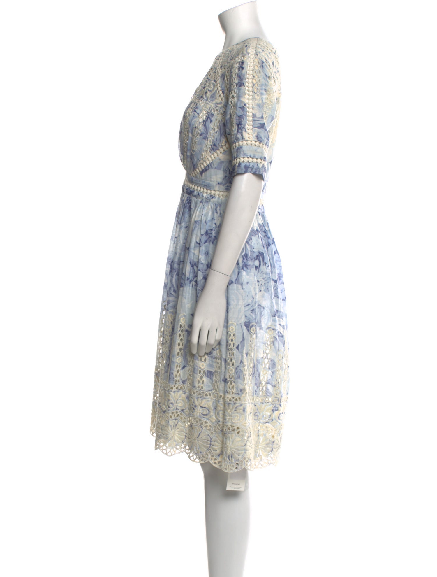Zimmermann Printed Knee-Length Dress
