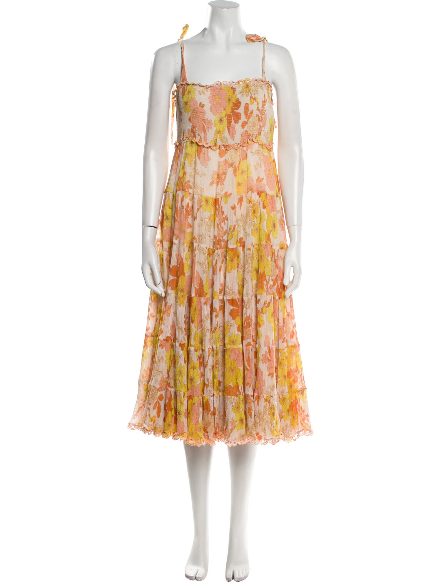 Zimmermann Floral Print Long Dress