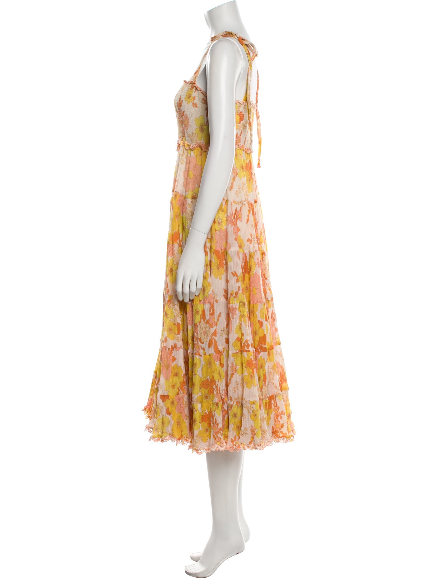Zimmermann Floral Print Long Dress