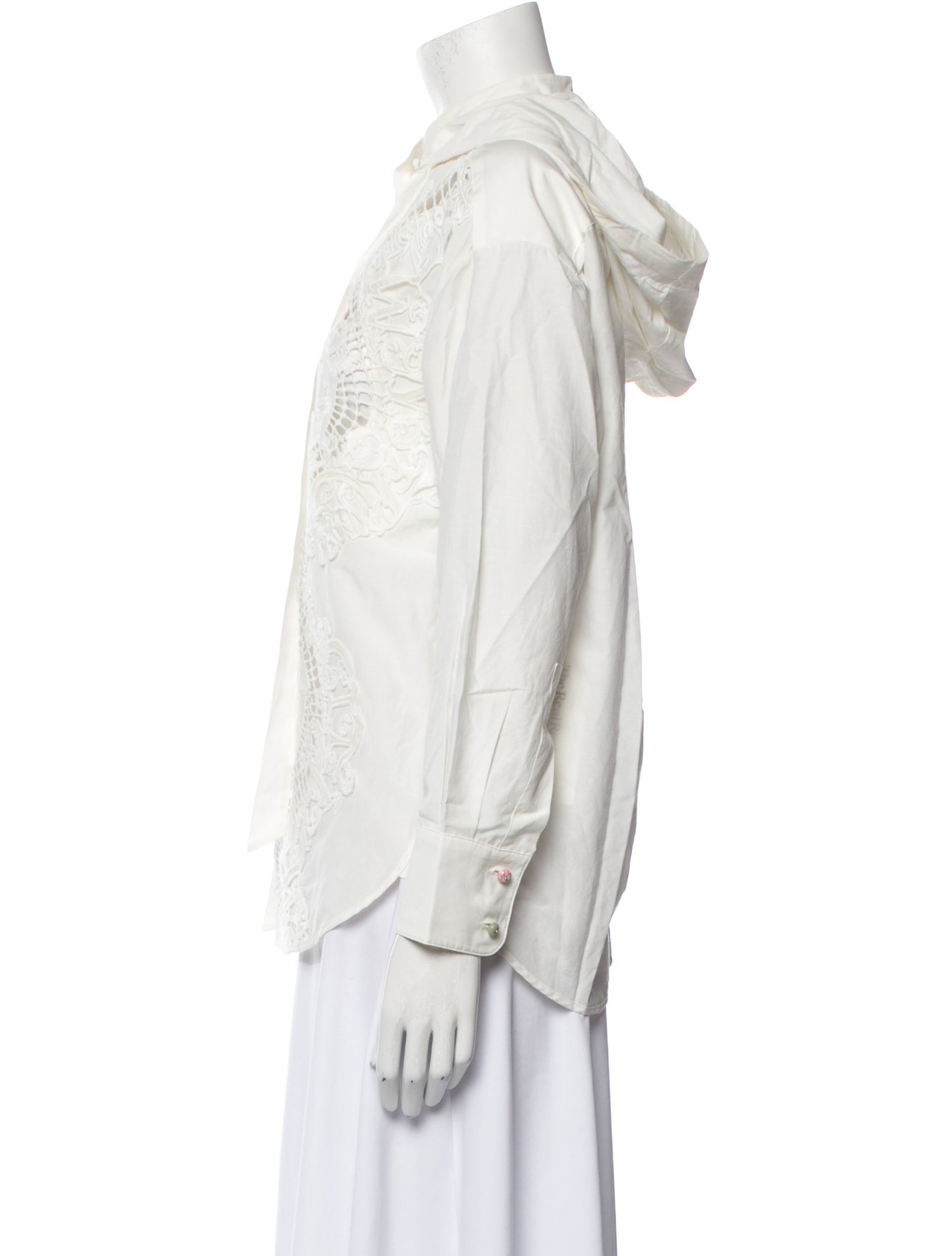 Zimmermann Long Sleeve Button-Up Top