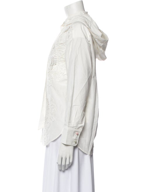 Zimmermann Long Sleeve Button-Up Top