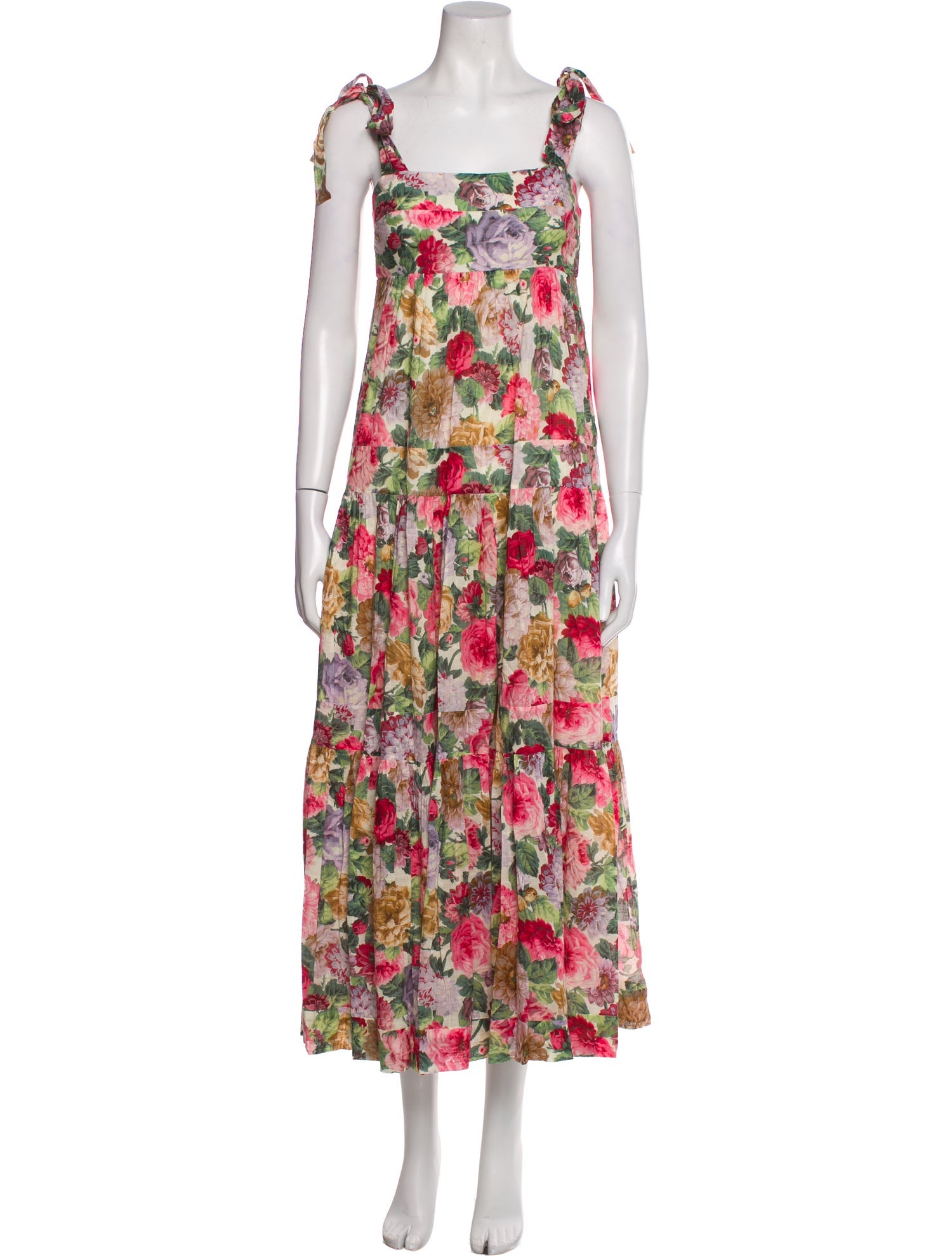 Zimmermann Floral Print Long Dress