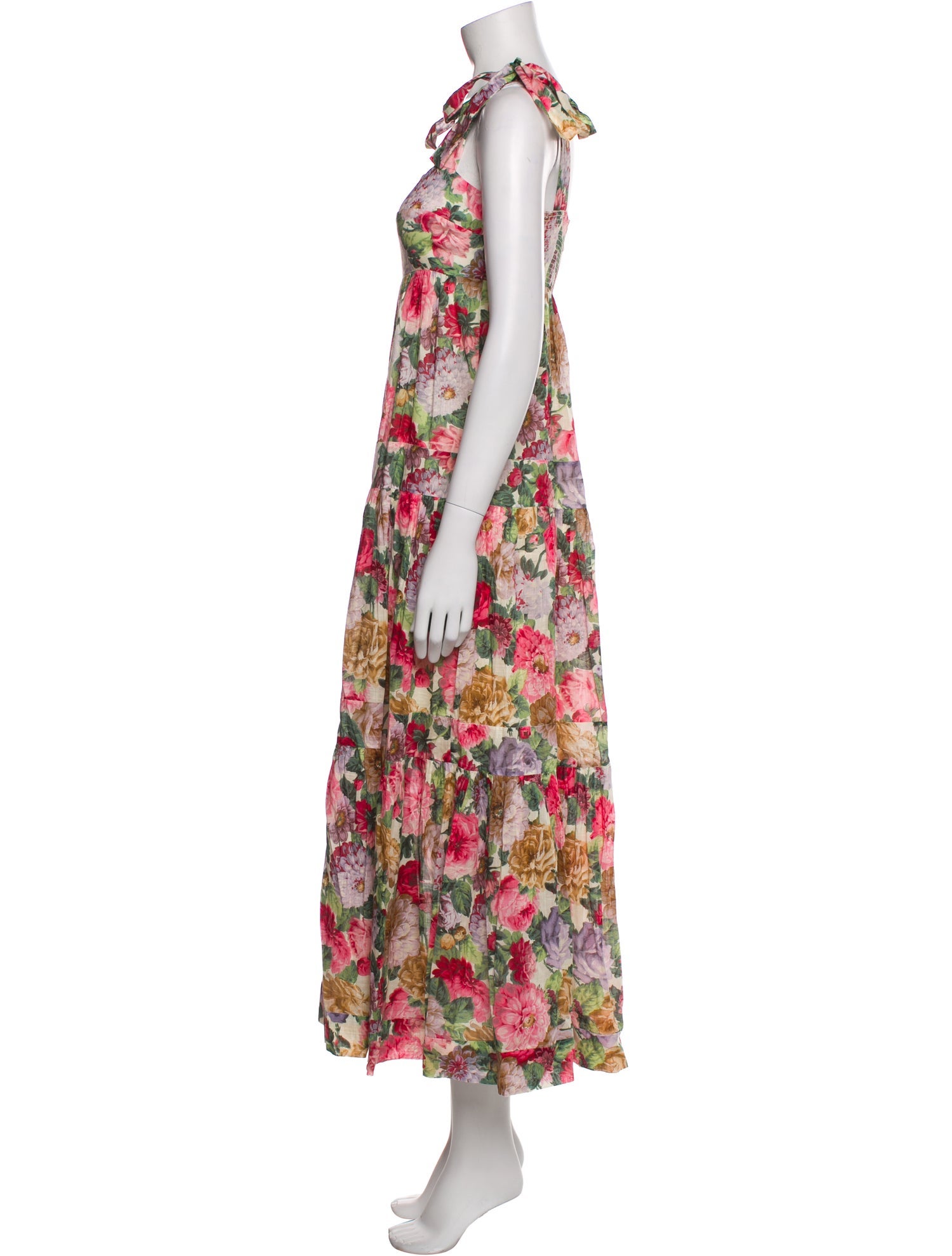 Zimmermann Floral Print Long Dress