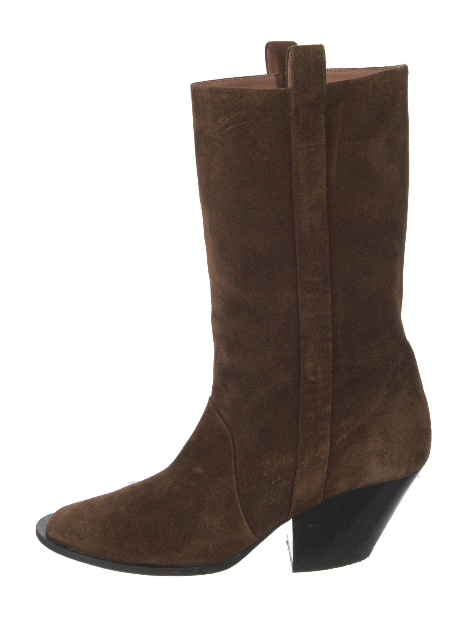 Zimmermann Vintage Suede Western Boots