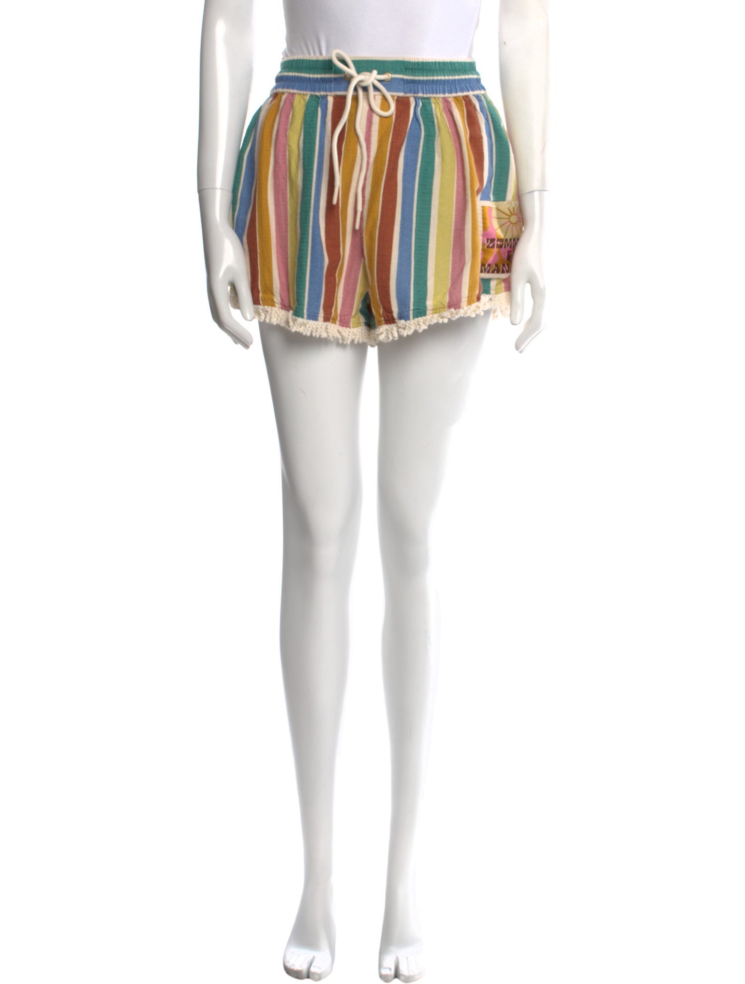 Zimmermann Striped Mini Shorts