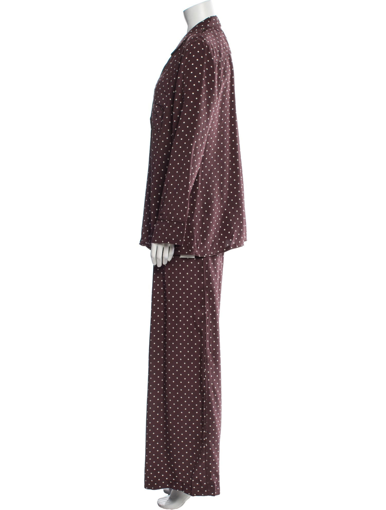 Zimmermann Silk Polka Dot Print Pant Set w/ Tags