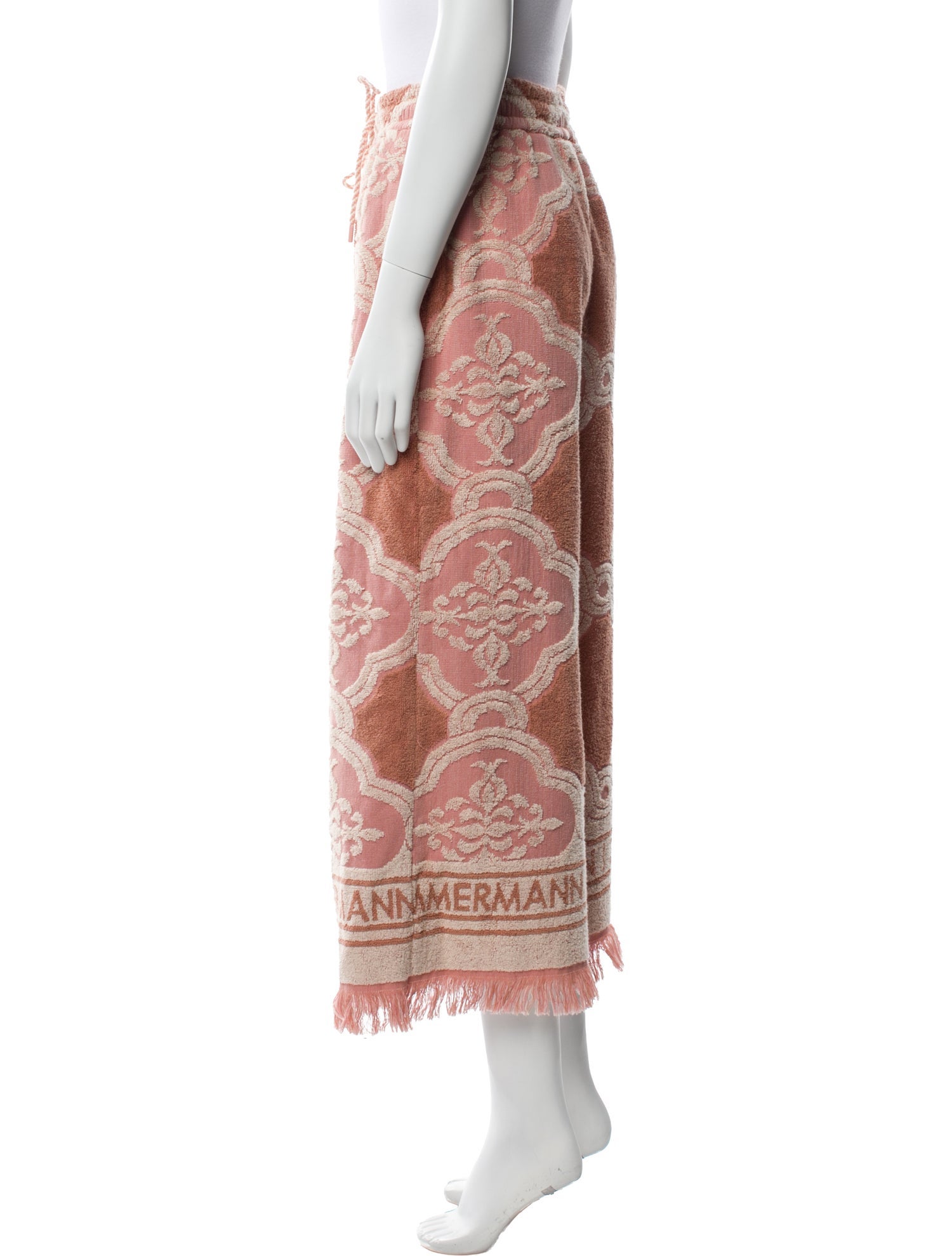 Zimmermann Printed Braided Accents Sweatpants