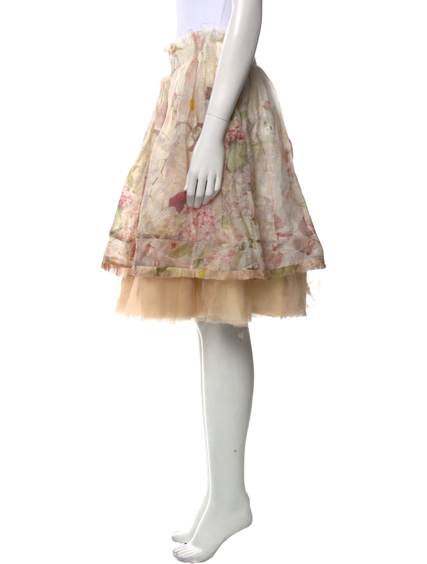 Zimmermann Linen Knee-Length Skirt